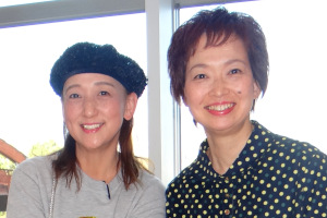 水野千夏さんと今本洋子さん"